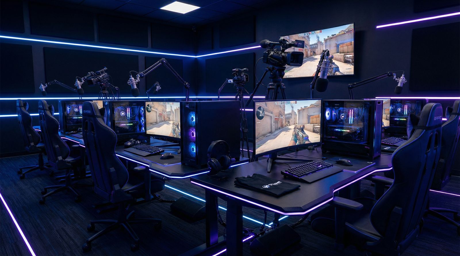 偷拍游戏解说工作室